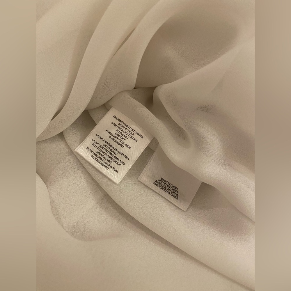 Anne Klein Womens blouse work wear white top sleeveless size XS - Picture 8 of 9